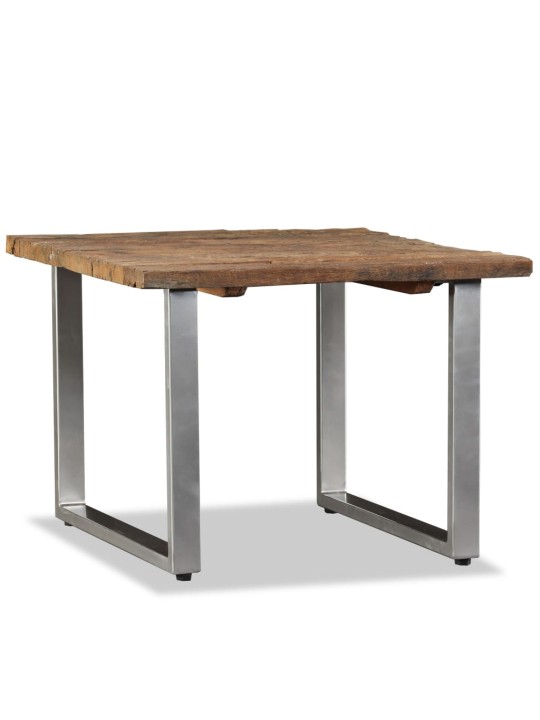 Konferenční stůl masivní recyklované dřevo 55 x 55 x 40 cm