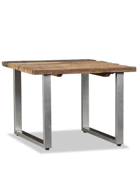 Konferenční stůl masivní recyklované dřevo 55 x 55 x 40 cm