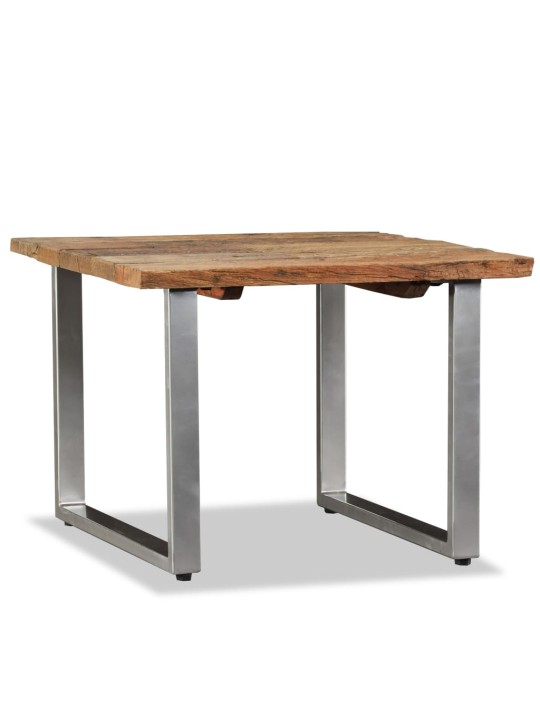 Konferenční stůl masivní recyklované dřevo 55 x 55 x 40 cm