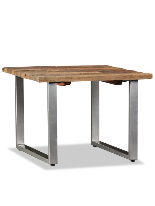 Konferenční stůl masivní recyklované dřevo 55 x 55 x 40 cm