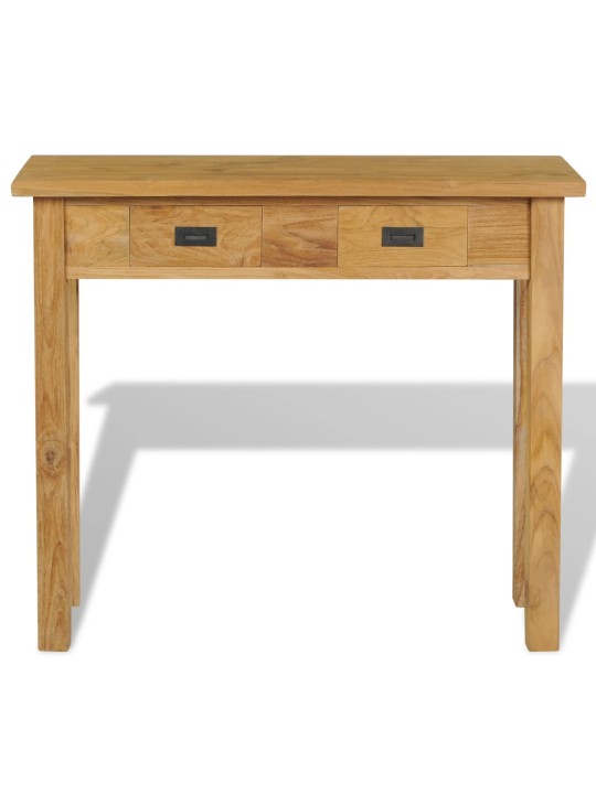 Konzolový stolek masivní teak 90 x 30 x 80 cm