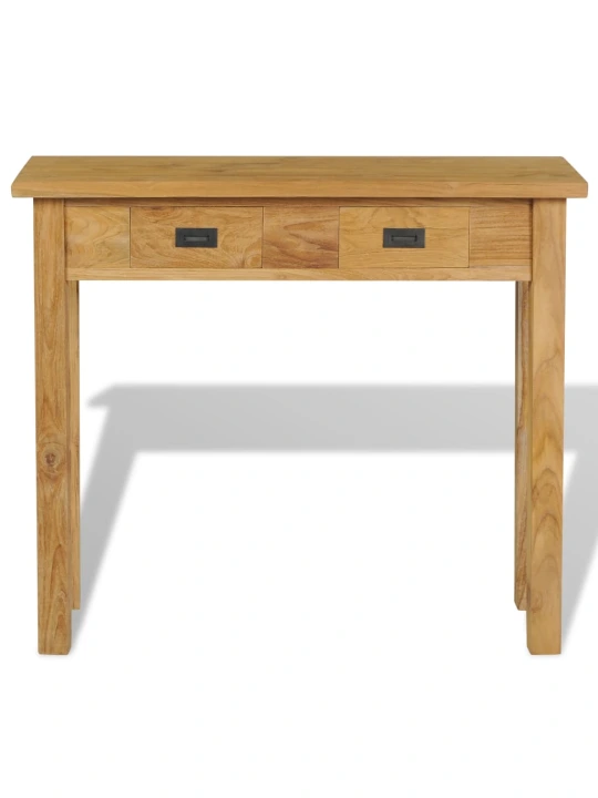 Konzolový stolek masivní teak 90 x 30 x 80 cm