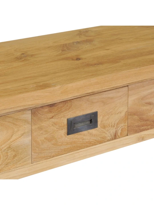 Konzolový stolek masivní teak 90 x 30 x 80 cm