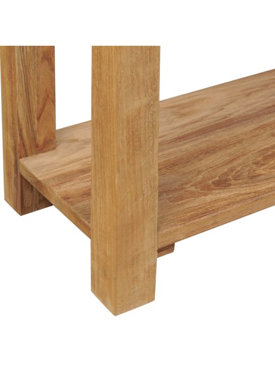 Konzolový stolek masivní teak 120 x 30 x 80 cm
