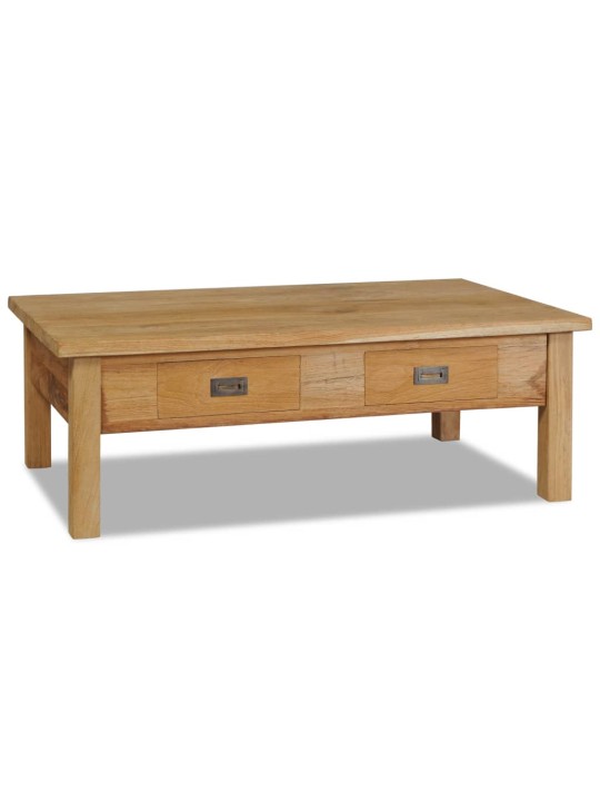 Konferenční stolek masivní teak 100 x 60 x 35 cm