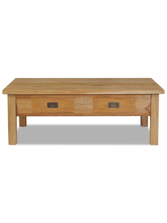 Konferenční stolek masivní teak 100 x 60 x 35 cm
