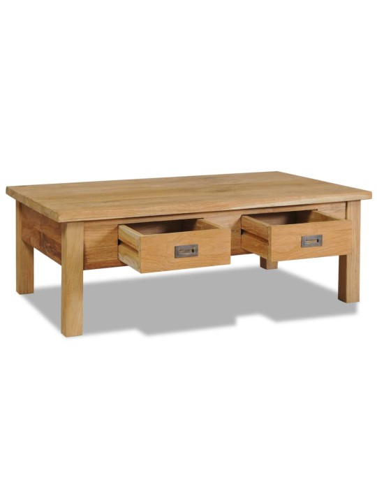 Konferenční stolek masivní teak 100 x 60 x 35 cm