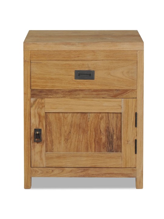 Noční stolek masivní teak 40 x 30 x 50 cm