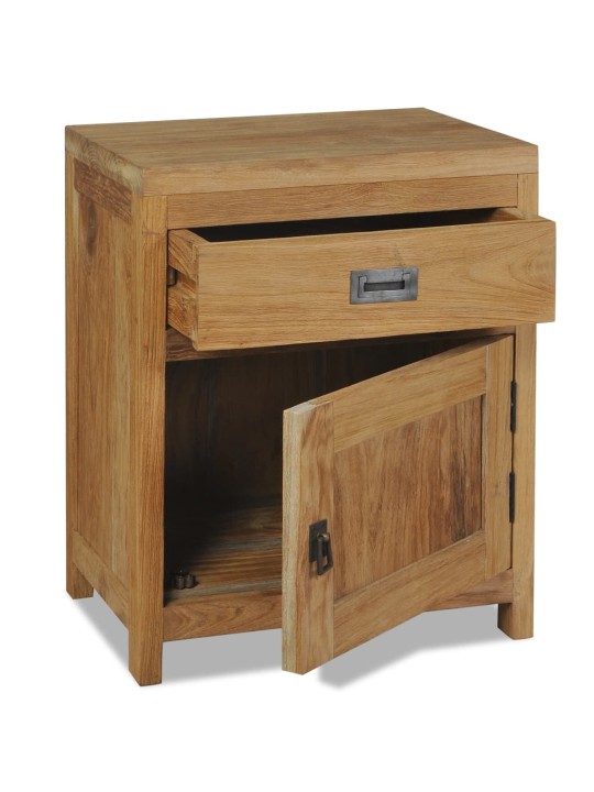 Noční stolek masivní teak 40 x 30 x 50 cm