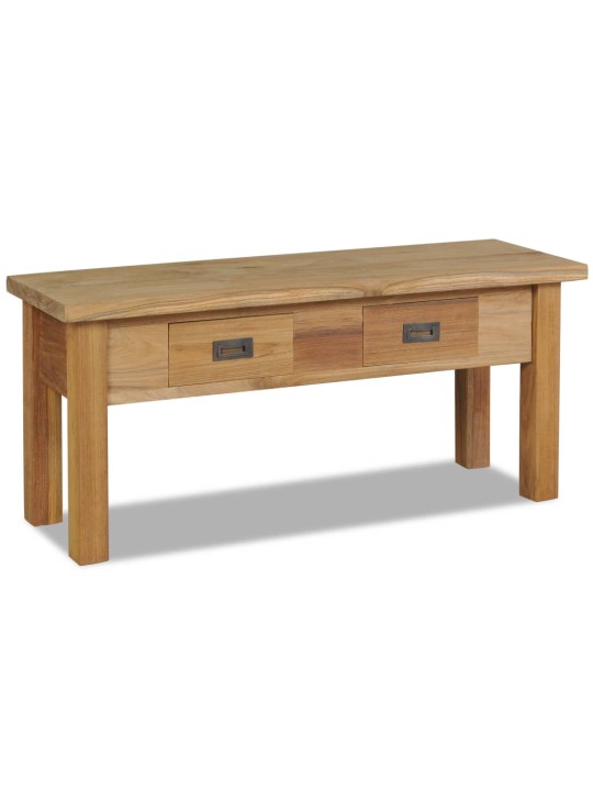 Lavice, masivní teak, 90x30x40 cm