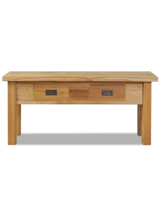 Lavice, masivní teak, 90x30x40 cm