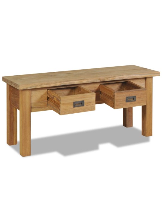 Lavice, masivní teak, 90x30x40 cm