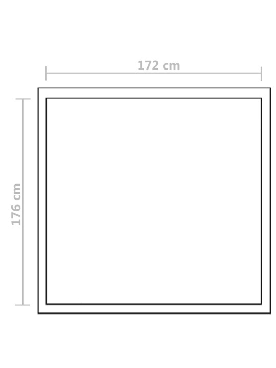 Skleník zpevněný hliník 3,46 m²