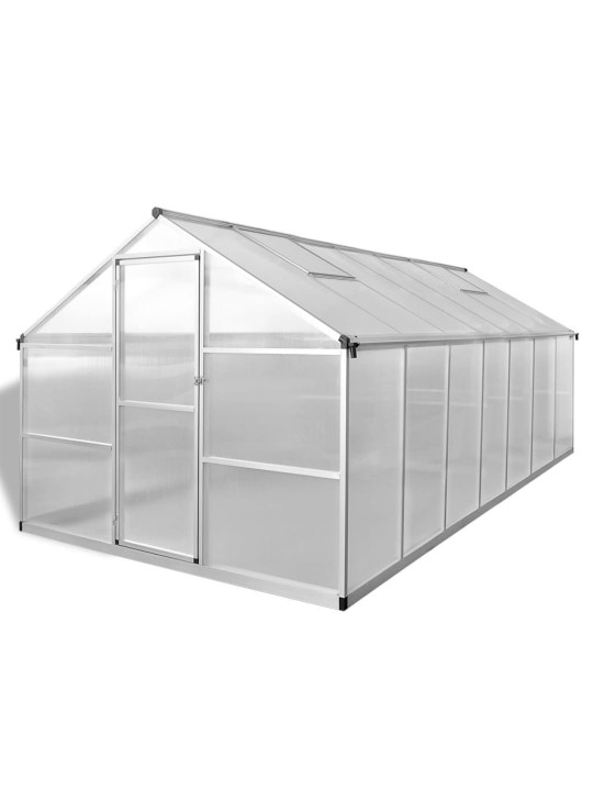 Skleník zpevněný hliník 10,53 m²