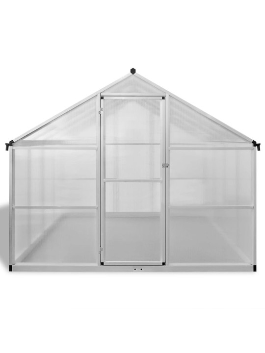 Skleník zpevněný hliník 10,53 m²