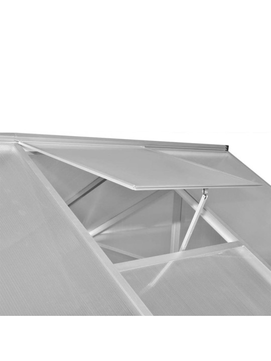 Skleník zpevněný hliník 10,53 m²