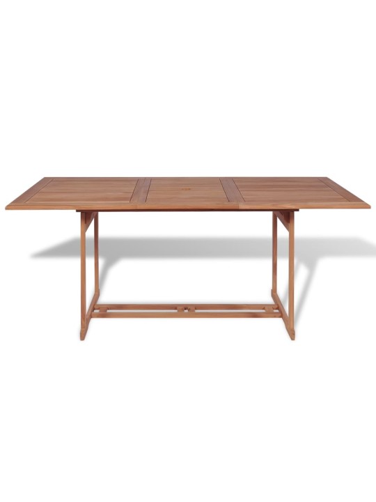 Zahradní stůl 180 x 90 x 75 cm masivní teakové dřevo