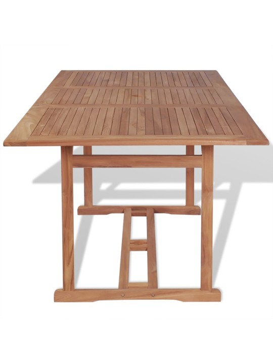Zahradní stůl 180 x 90 x 75 cm masivní teakové dřevo