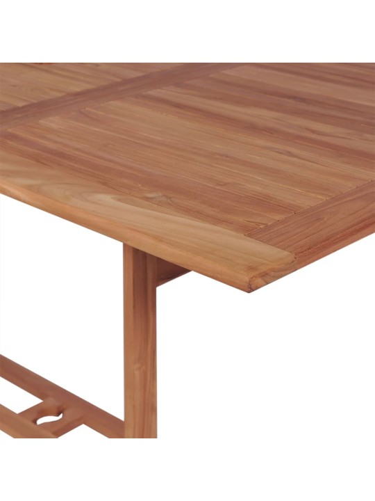 Zahradní stůl 180 x 90 x 75 cm masivní teakové dřevo