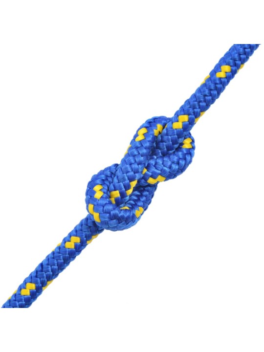 Námořní lodní lano, polypropylen, 10 mm, 50 m, modrá