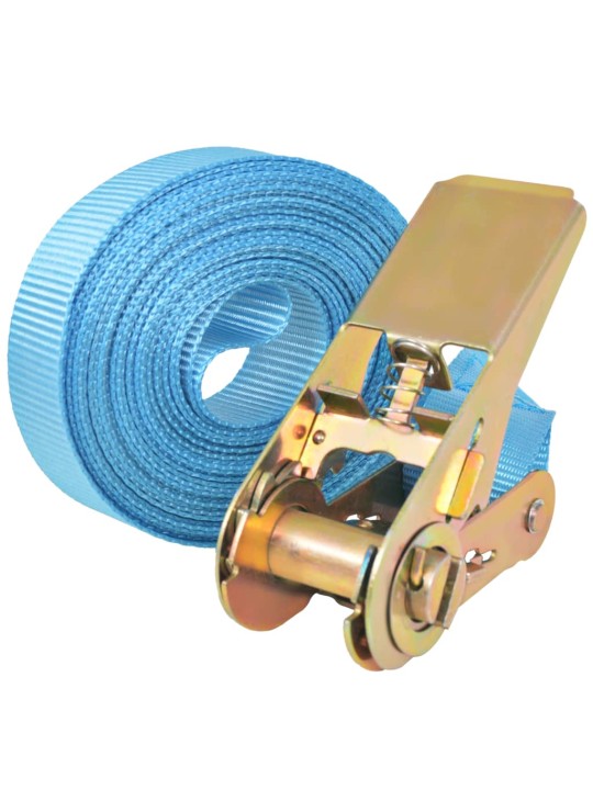 Ráčnové upínací pásy 10 ks 0,8 tun 4 m x 25 mm modré