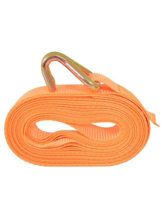 Ráčnové upínací pásy, 10 ks, 0,4 tun, 6mx25mm, oranžové