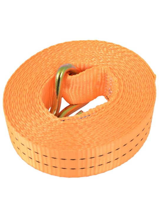 Ráčnové upínací pásy, 10 ks, 1 tuna, 6mx38mm, oranžové