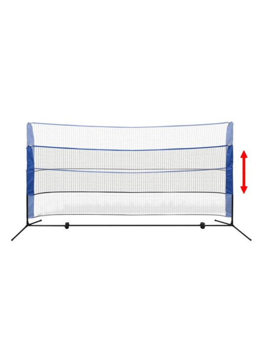 Sada badmintonové sítě a košíčků, 300x155 cm