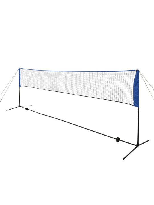 Sada badmintonové sítě a košíčků, 500x155 cm