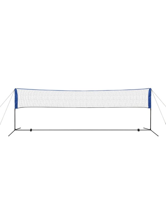 Sada badmintonové sítě a košíčků, 500x155 cm