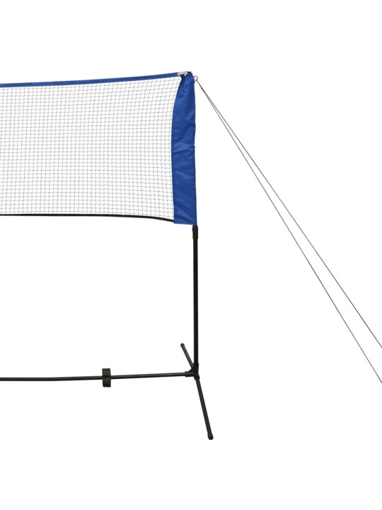 Sada badmintonové sítě a košíčků, 500x155 cm