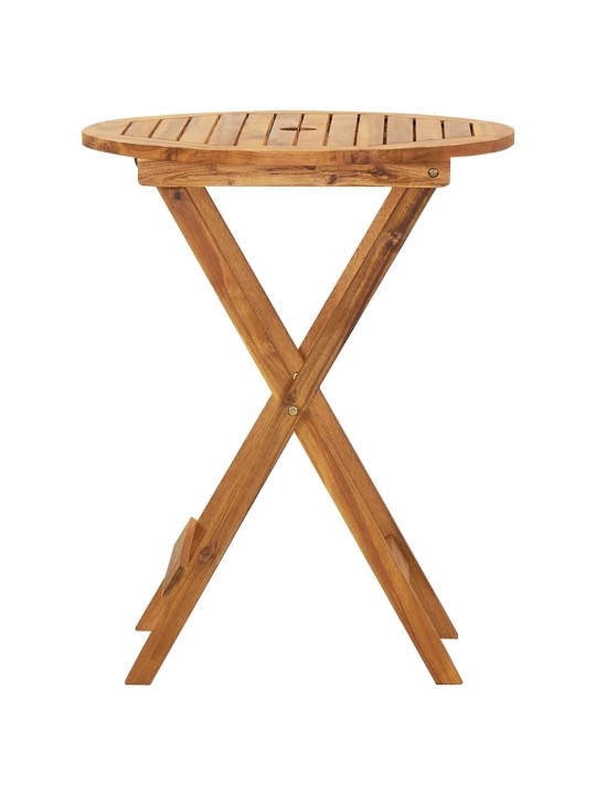 3dílný skládací bistro set masivní akáciové dřevo