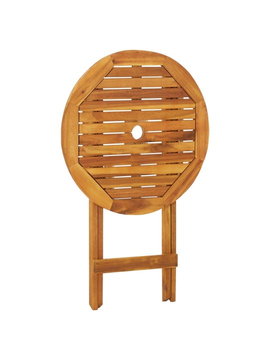 3dílný skládací bistro set masivní akáciové dřevo