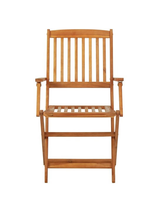 3dílný skládací bistro set masivní akáciové dřevo