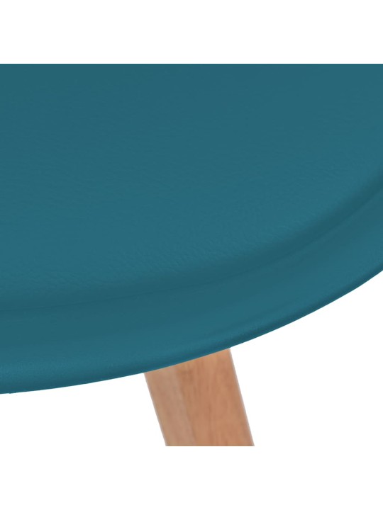 Jídelní židle 2 ks tyrkysové plast