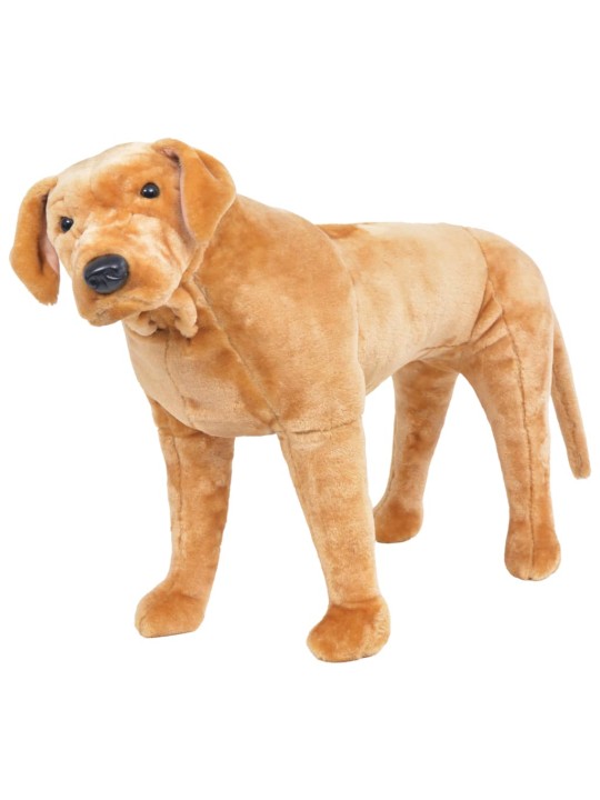 Stojící plyšová hračka labrador světle hnědý xxl