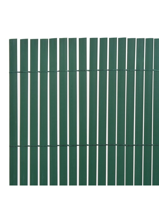 Oboustranný zahradní plot PVC 90 x 300 cm zelený