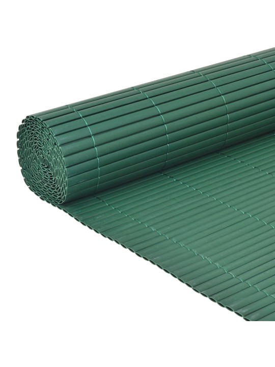 Oboustranný zahradní plot PVC 90 x 300 cm zelený