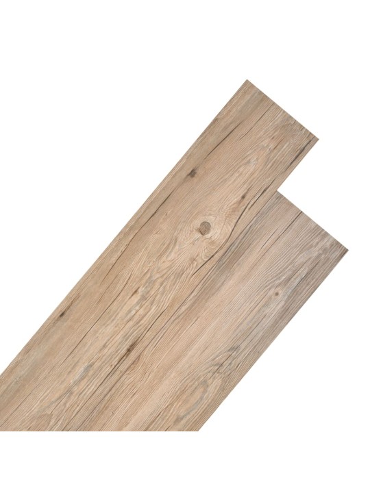 Nesamolepicí PVC podlahová prkna 5,26 m² 2 mm dub hnědý