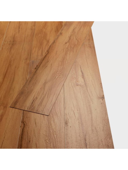 Nesamolepicí PVC podlahová prkna 5,26 m² 2 mm přírodní jilm