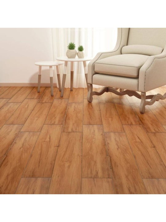 Nesamolepicí PVC podlahová prkna 5,26 m² 2 mm přírodní jilm