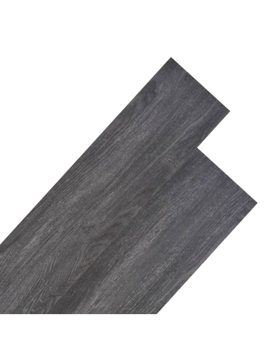 Nesamolepicí PVC podlahová prkna 5,26 m² 2 mm černobílá