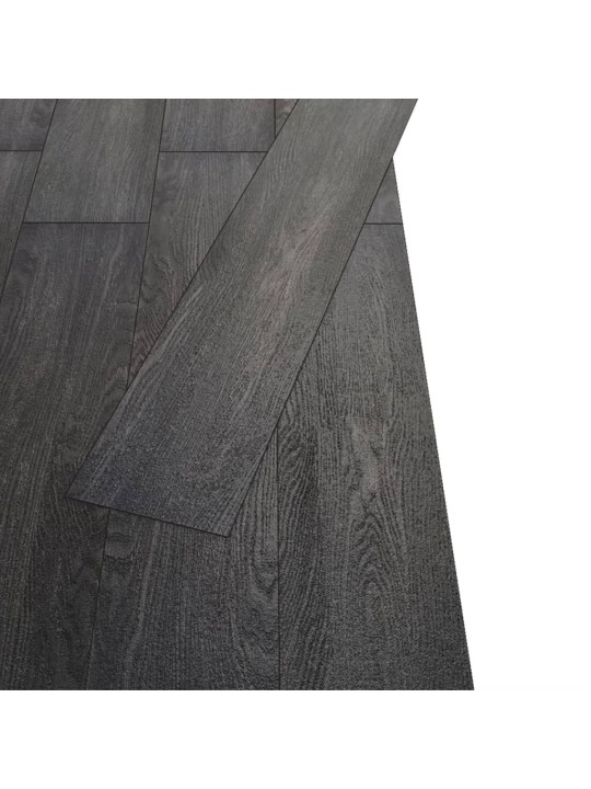 Nesamolepicí PVC podlahová prkna 5,26 m² 2 mm černobílá