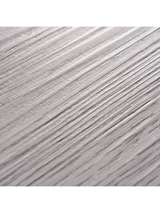Nesamolepicí PVC podlahová prkna 5,26 m² 2 mm tmavě šedá