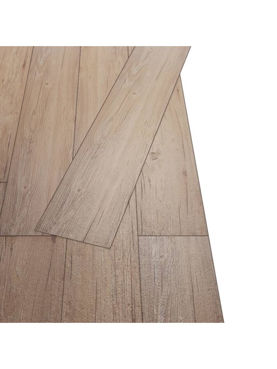 Samolepící podlahová krytina PVC 5,02 m² 2 mm dub hnědý