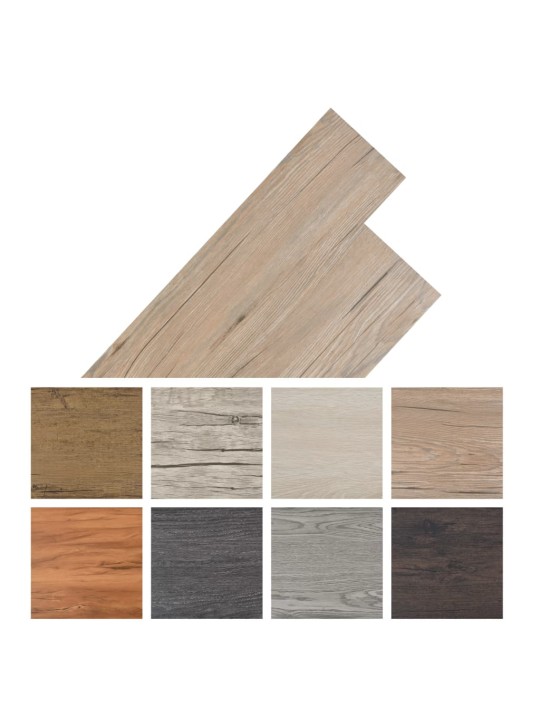 Samolepící podlahová krytina PVC 5,02 m² 2 mm dub hnědý