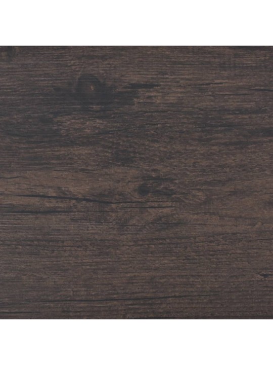 Samolepicí podlahová krytina PVC 5,02 m² 2 mm tmavě hnědá
