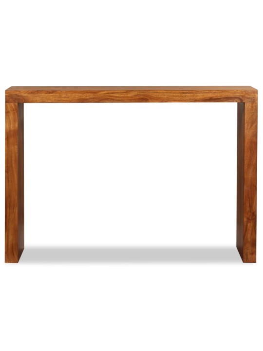 Konzolový stolek masivní dřevo s medovým povrchem 110x40x76 cm