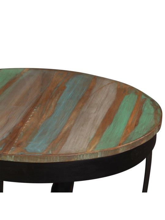 Konferenční stolek masivní recyklované dřevo 60 x 40 cm