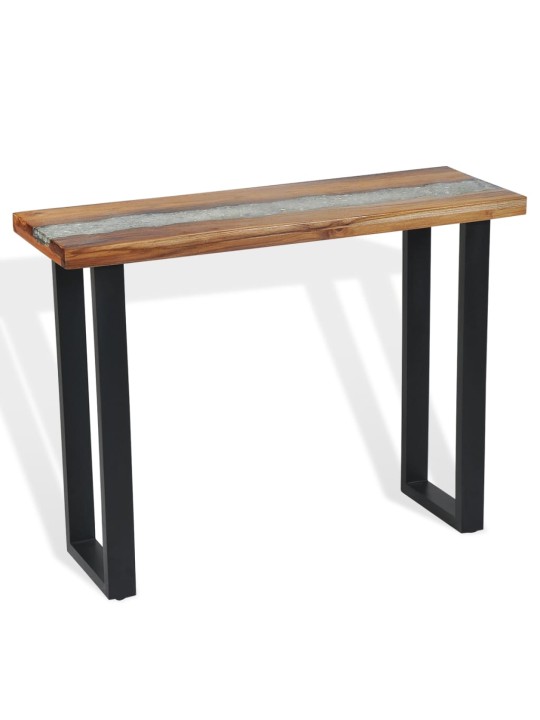 Odkládací stolek, teak, 100x35x75 cm